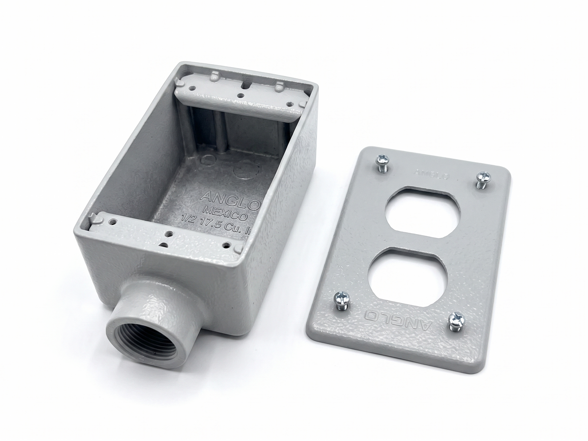 Pack 5 Condulet Fs 3/4 Con Tapa Dúplex Ds23