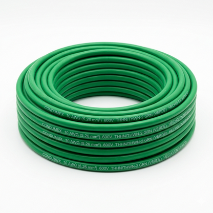 CABLE THW-LS CAL. 10 CONDUMEX VERDE