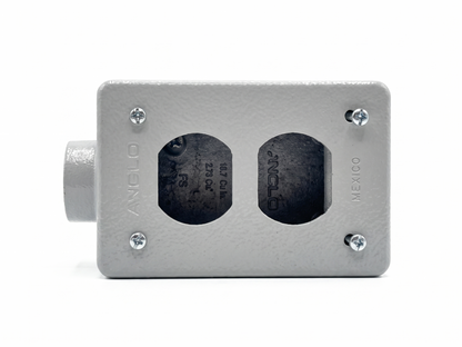 Pack 5 Condulet Fs 3/4 Con Tapa Dúplex Ds23